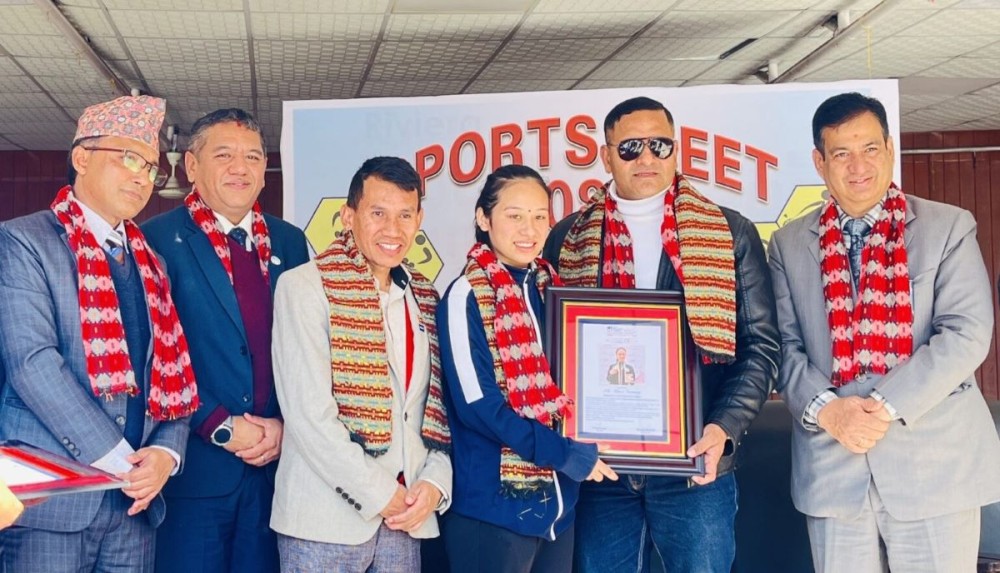 पारा तेक्वान्दोमा कास्य विजेता रेनुलाई रिभेराको सम्मान