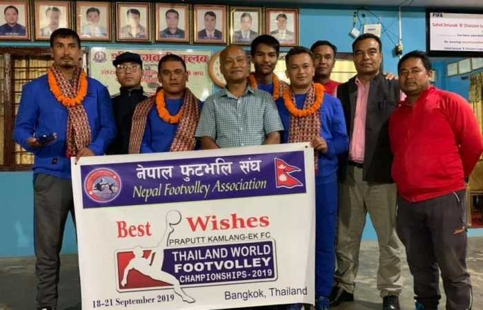 विश्व फुटभलीमा नेपालले प्रतिस्पर्धा गर्दै, नेपाली टोली थाईल्याण्ड प्रस्थान