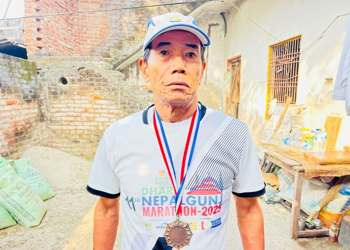 नेपालगन्जका मंगले तामाङ वर्ल्ड म्याराथनको बरियतामा