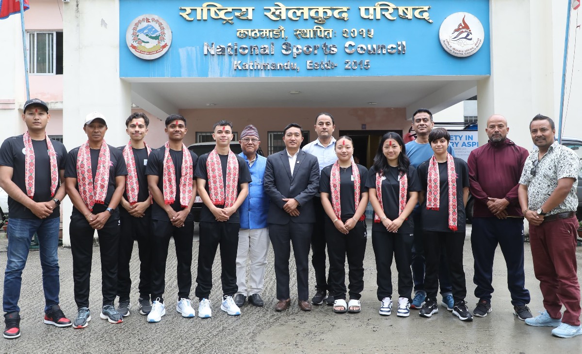 एसियाली युथ टेबलटेनिसका लागि खेलाडीसहित ८ सदस्यीय टोली उज्वेकिस्तान प्रस्थान