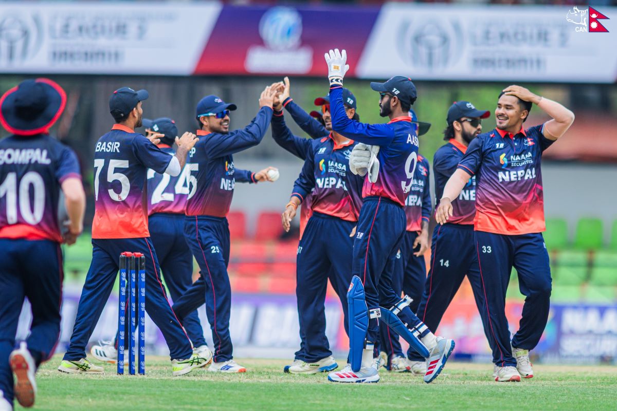 लिग २ मा नेपालको छैटौं जित, युएई ३७ रनले पराजित
