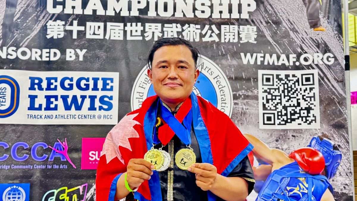 भूपेन्द्रलाई अमेरिकामा ३ पदक