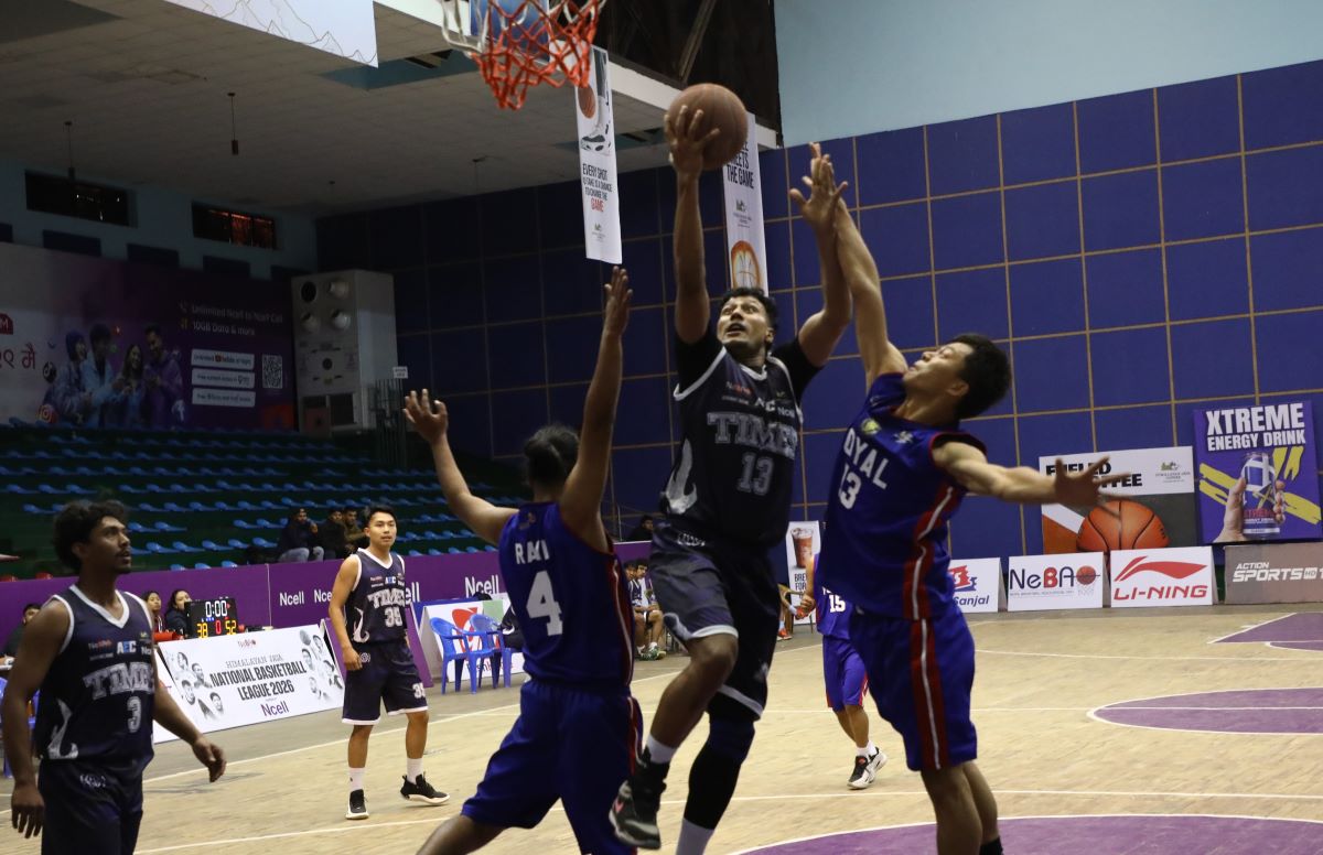 एचजेएनबीएल : टाईम्सको लगातार पाँचौ जित