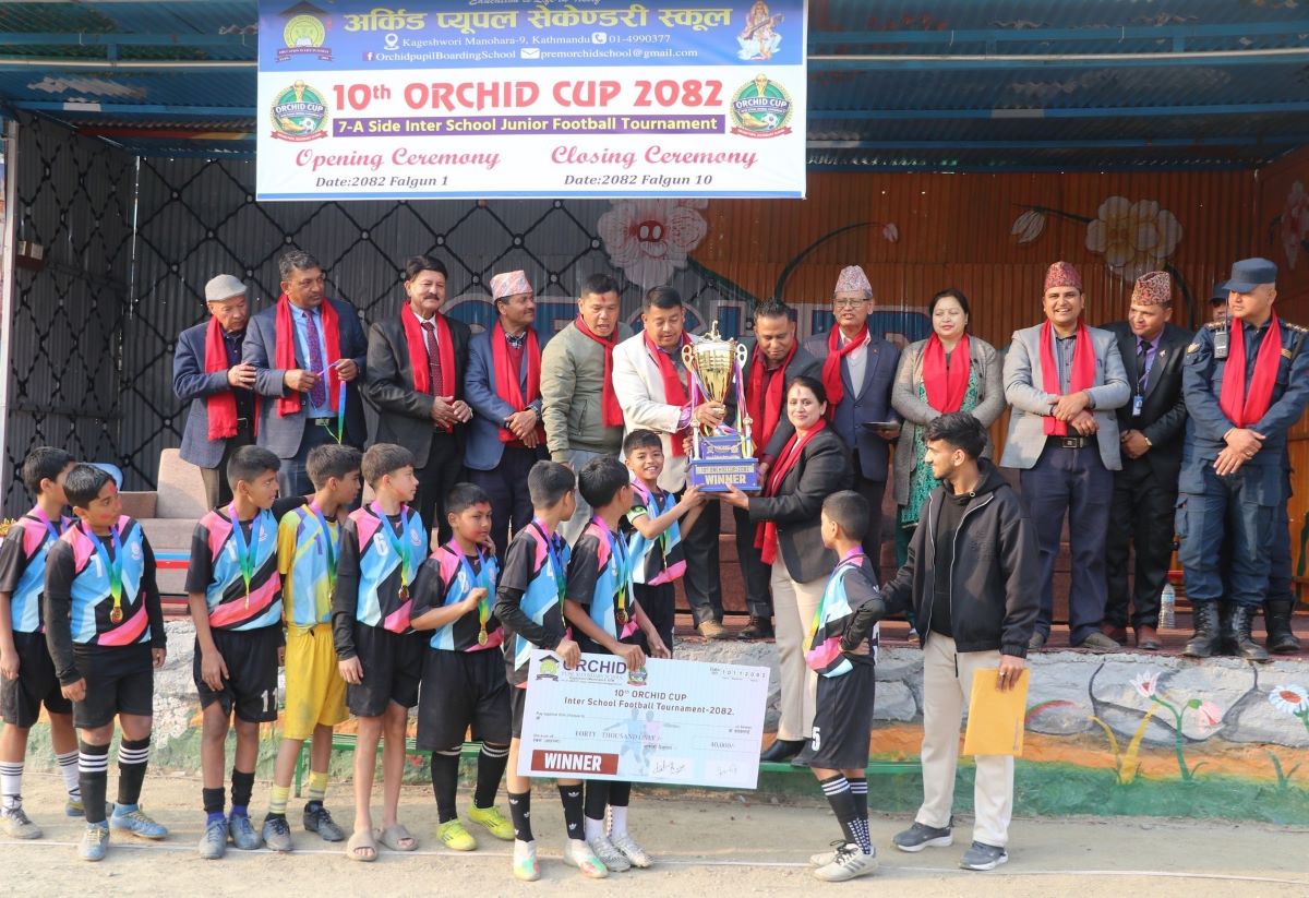 विद्यावाणीलाई अर्किड कपको उपाधि