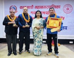 ऐतिहासिक पदक विजेता चन्द्र सम्मानित