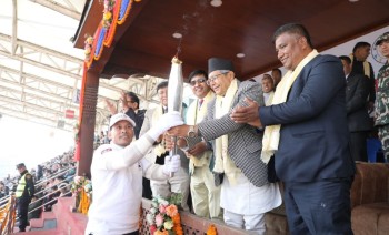 सभामुख घिमिरेद्वारा किन्डर ओलम्पिकको उद्घाटन