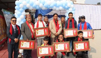 फुटसल टोली सम्मानित