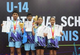 यु-१४ राष्ट्रिय विद्यालय खेलकुद: टेबलटेनिसमा बागमतीको क्लिन स्विप