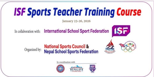 आईएसएफ स्पोर्ट्स टिचर्स ट्रेनिङ कोर्स माघमा