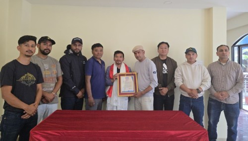 मिङ्मा शेर्पा सम्मानित